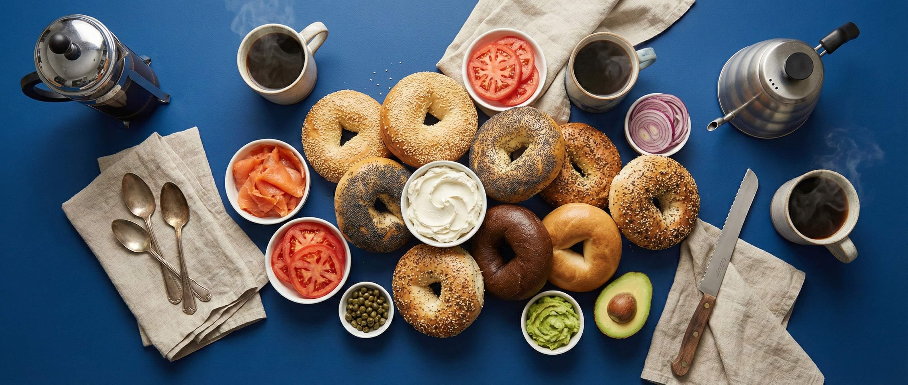 Saturday morning join us for coffee & bagels every Saturday