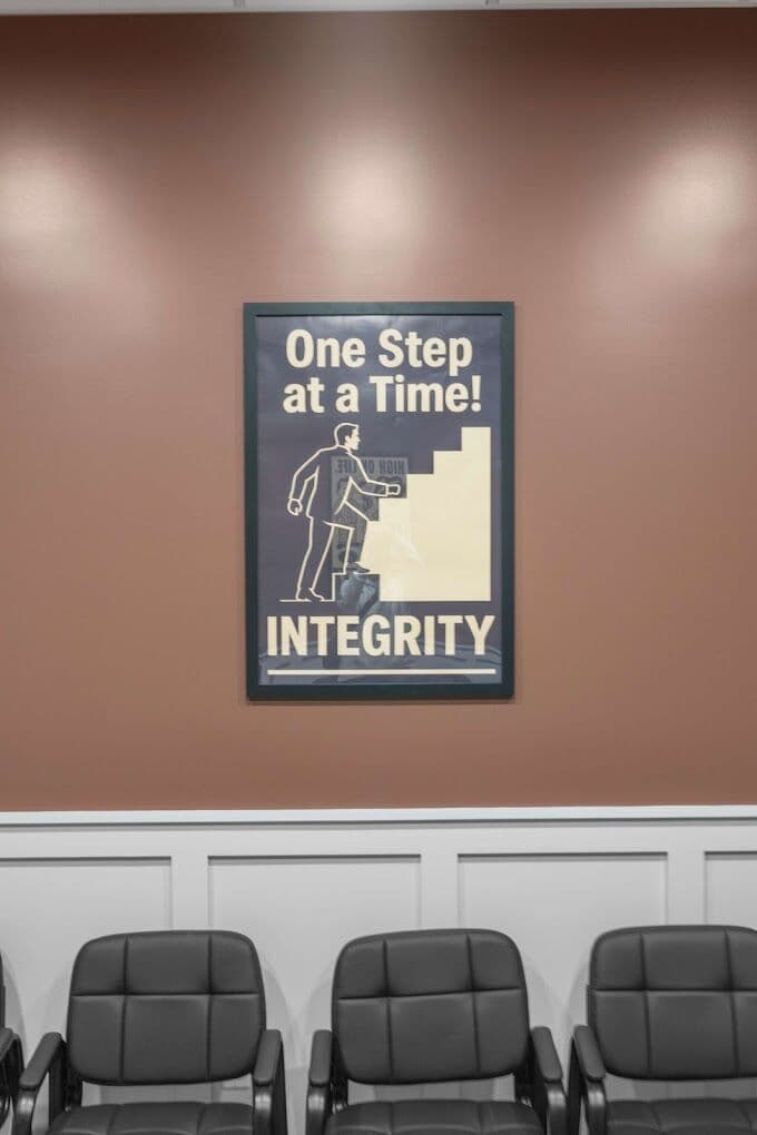 Integrity Treatment Partners facility poster
