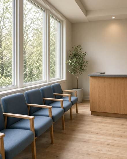 Waiting room at Integrity Treatment Partners in Baldwin